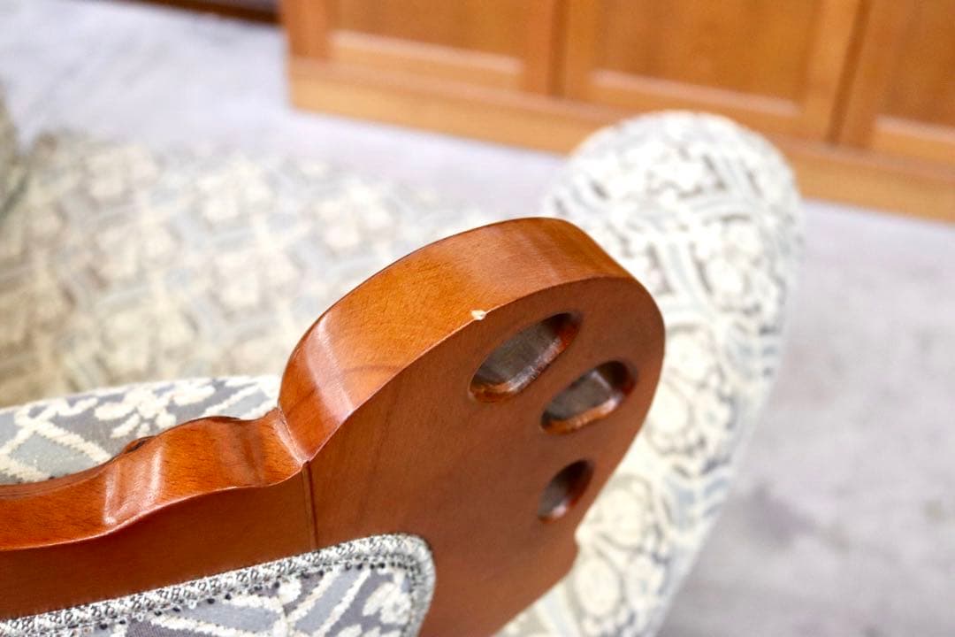 GMIK379A○イタリア クラシック エレガント 1人掛けソファ シングルソ