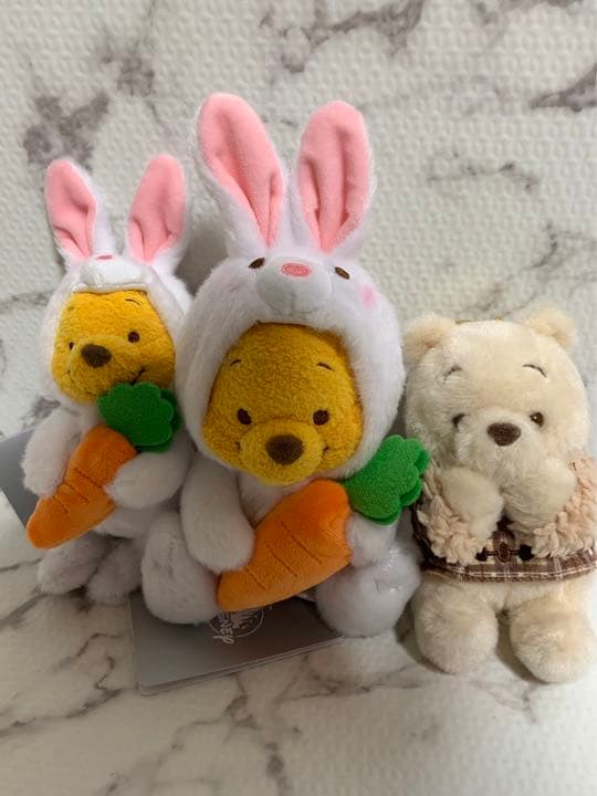 新作 ディズニー プーさん White Pooh 干支 ウサギ