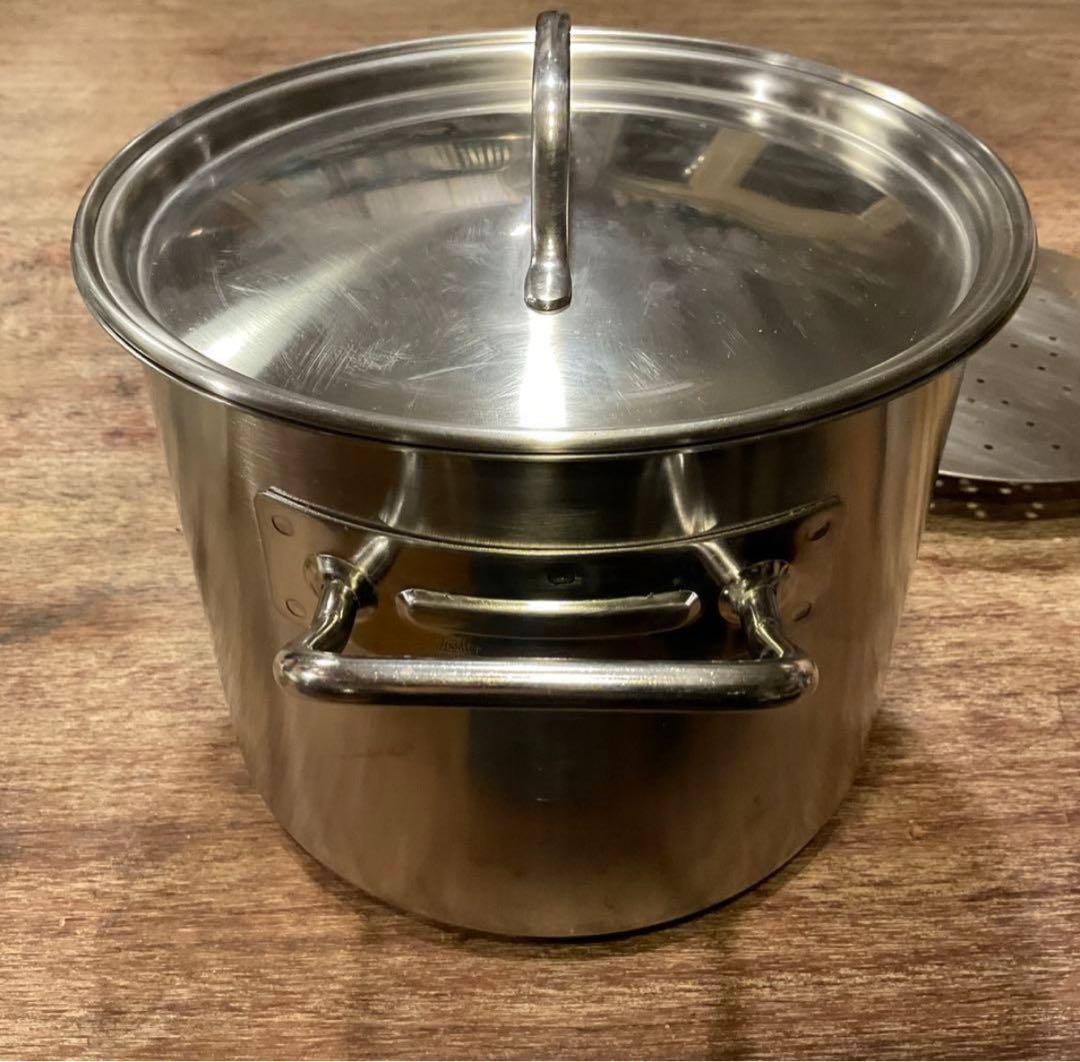 希少品★西ドイツ製★フィスラー★両手鍋★プロコレクション★蒸し板➕取説付き