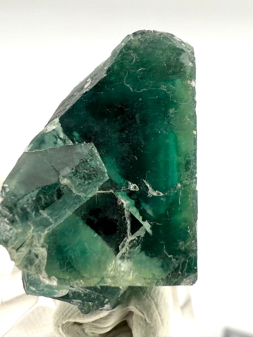 ブルー　グリーン　フローライト　オコルス産　原石　鉱物　標本　天然石　ウィンドウ