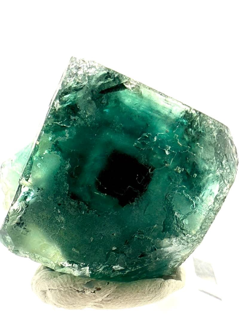 ブルー　グリーン　フローライト　オコルス産　原石　鉱物　標本　天然石　ウィンドウ