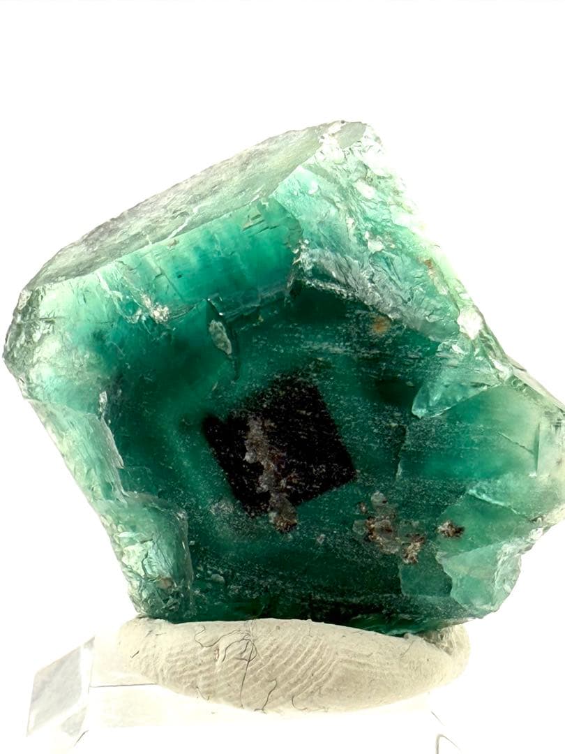 ブルー　グリーン　フローライト　オコルス産　原石　鉱物　標本　天然石　ウィンドウ