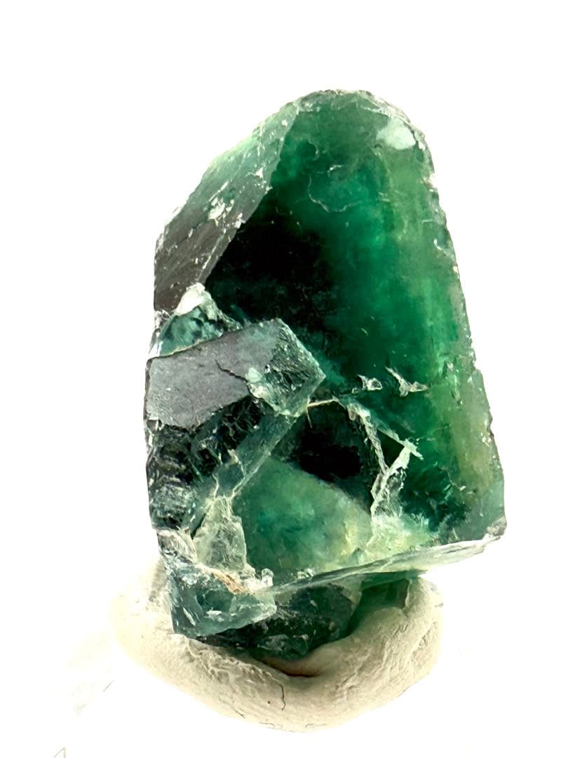 ブルー　グリーン　フローライト　オコルス産　原石　鉱物　標本　天然石　ウィンドウ