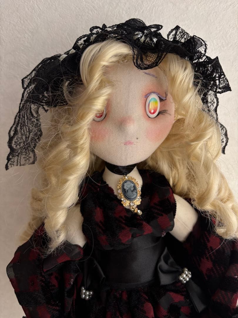 ハンドメイド 人形 洋風 ゴスロリ 金髪 女の子
