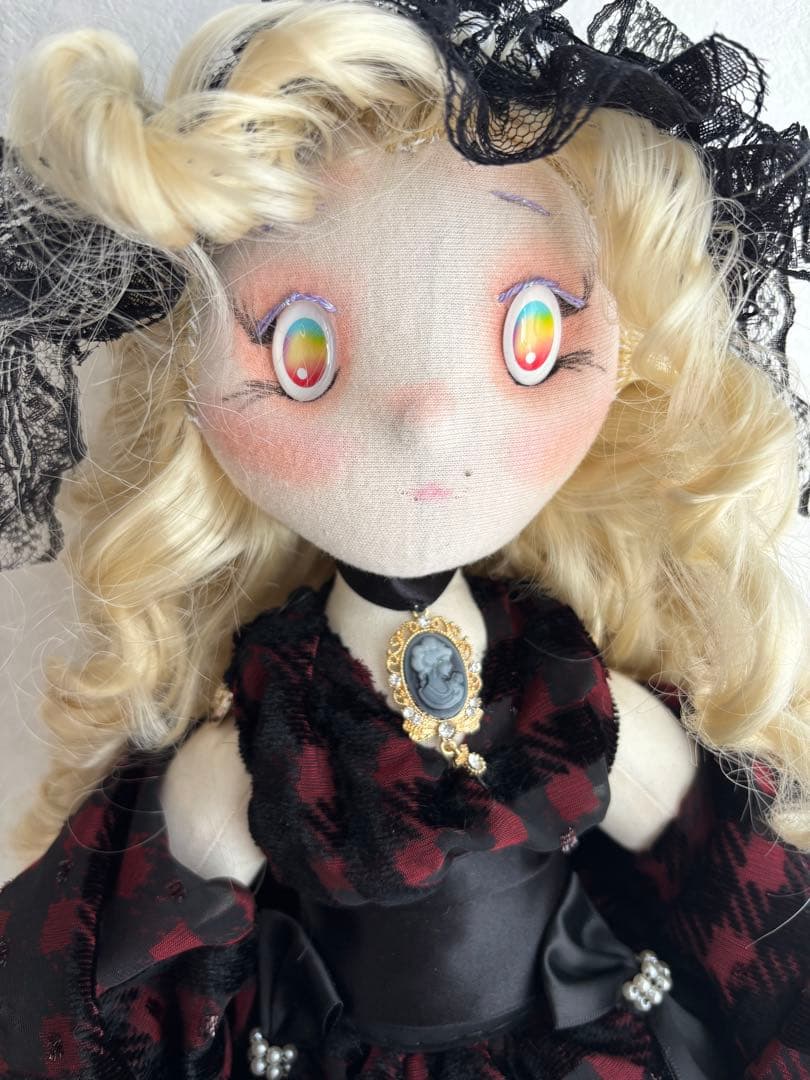 ハンドメイド 人形 洋風 ゴスロリ 金髪 女の子