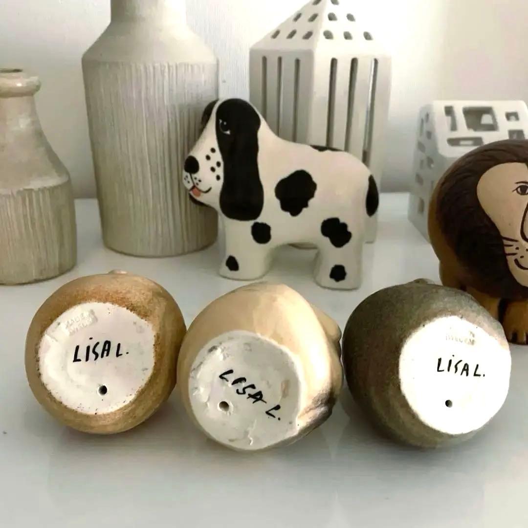 【新品同様】正規品 リサラーソン ３匹のネズミ せかほし IDEE