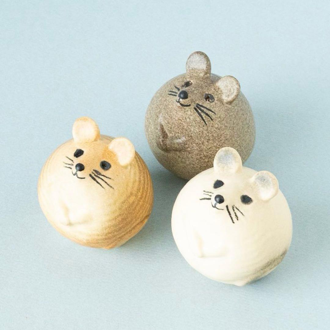 【新品同様】正規品 リサラーソン ３匹のネズミ せかほし IDEE