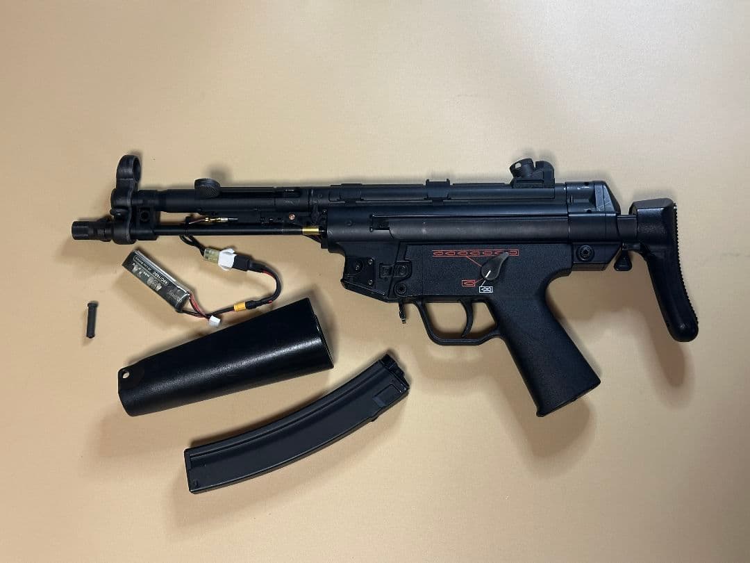 【初心者向け】東京マルイ MP5 A5 LIPO バッテリー付