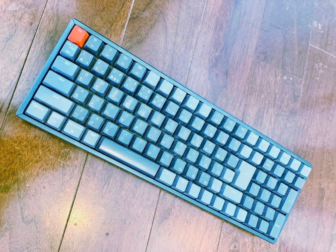 メカニカルキーボード　K4 箱・付属品あり　青軸ワイヤレスRGBライト