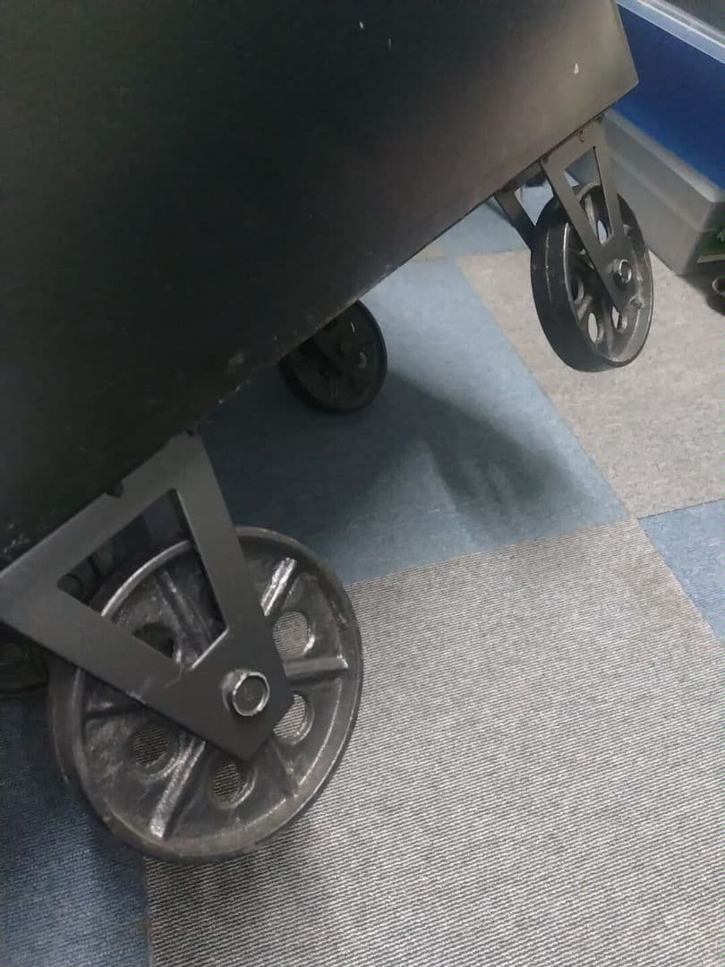 大幅値下げしました　不二貿易希少な滑車付き収納ボックスチェア　アンティークレトロ