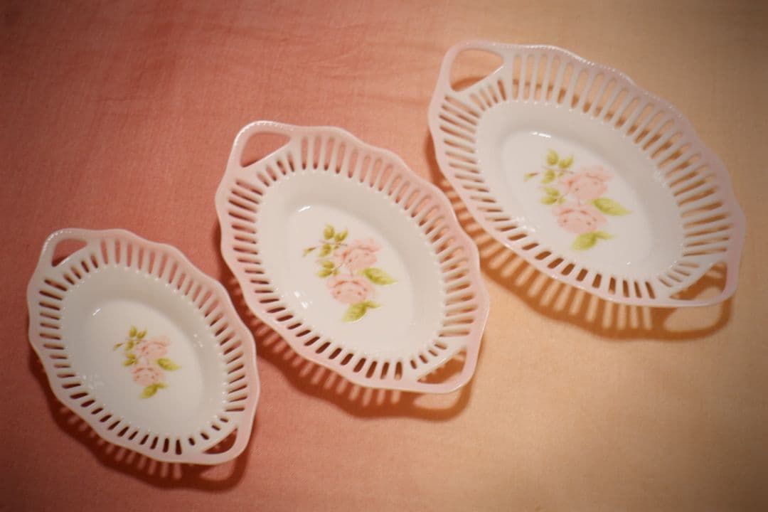 イマン　ダイアナローズ　非売品　オーバルプレート3枚セット　imane