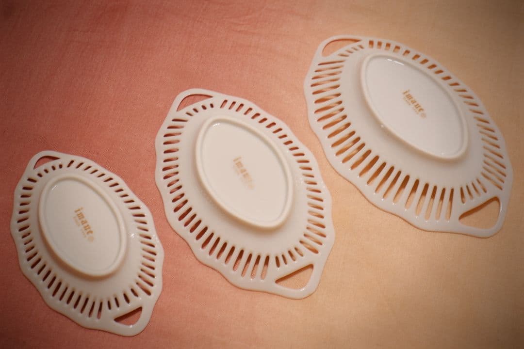 イマン　ダイアナローズ　非売品　オーバルプレート3枚セット　imane