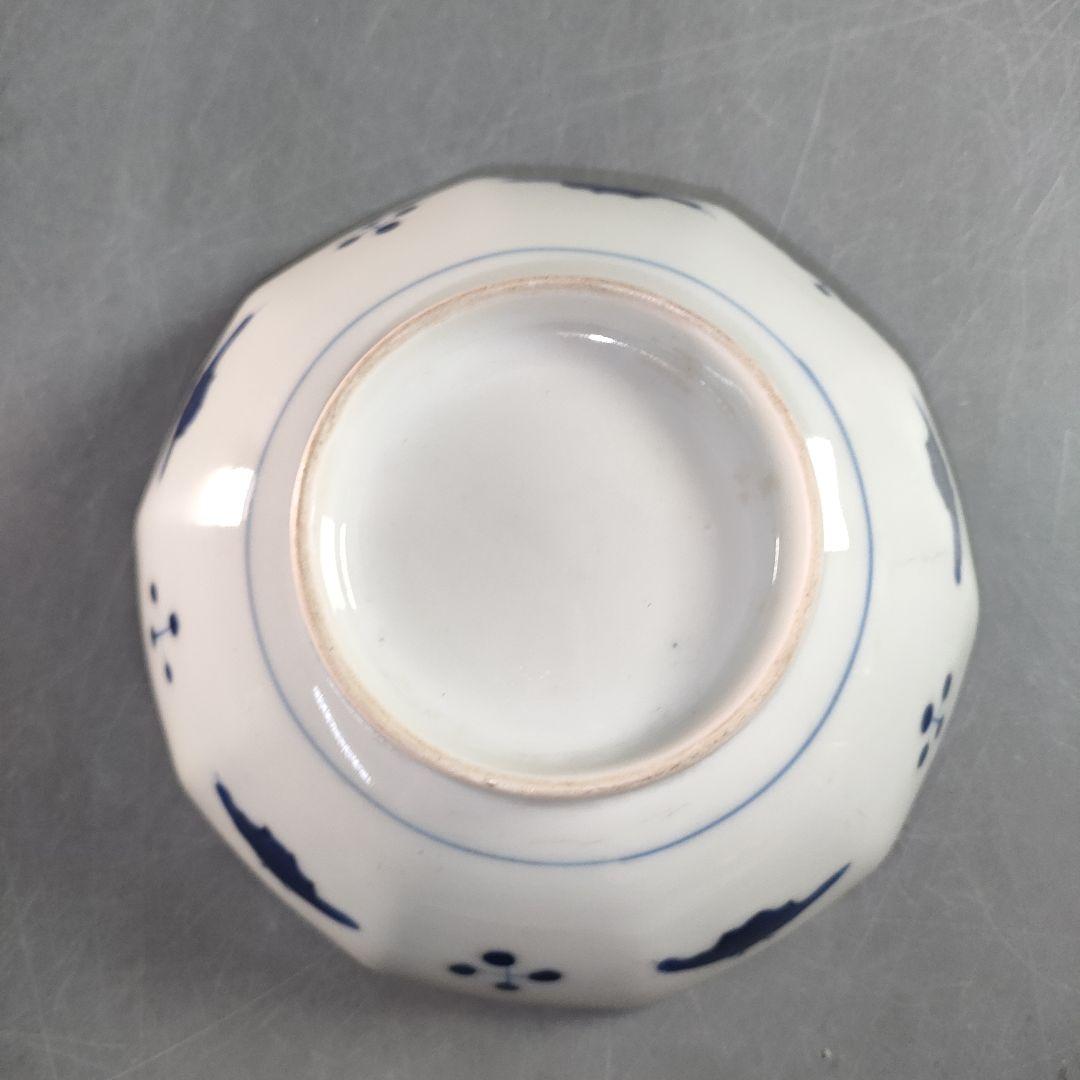 A1347-2/染付龍梅花文銘々皿6客/小鉢/向付/飾鉢/盛鉢/菓子鉢/懐石道具