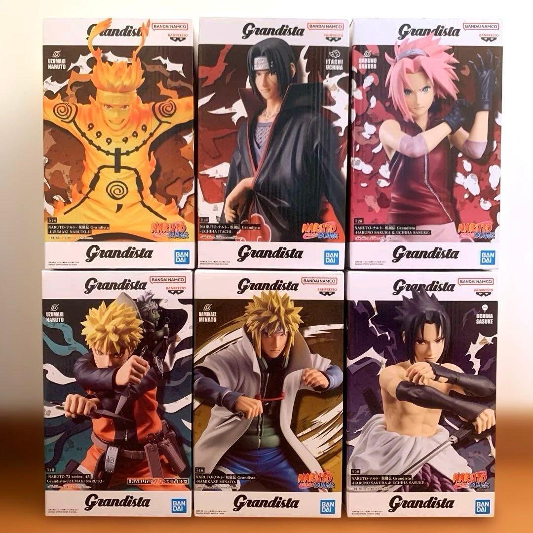 NARUTO　Grandista ナルト　サクラ　サスケ　ミナト　イタチ　６種