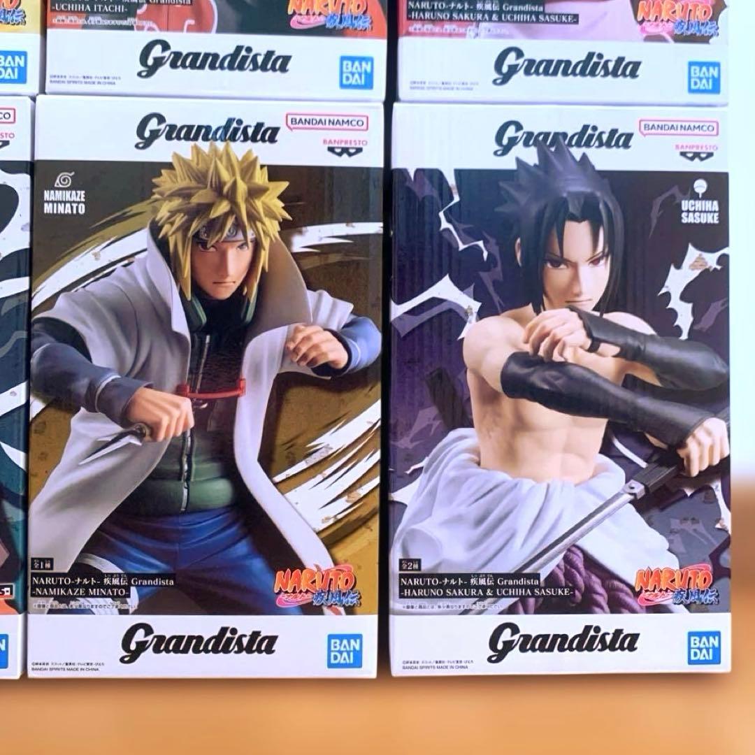 NARUTO　Grandista ナルト　サクラ　サスケ　ミナト　イタチ　６種
