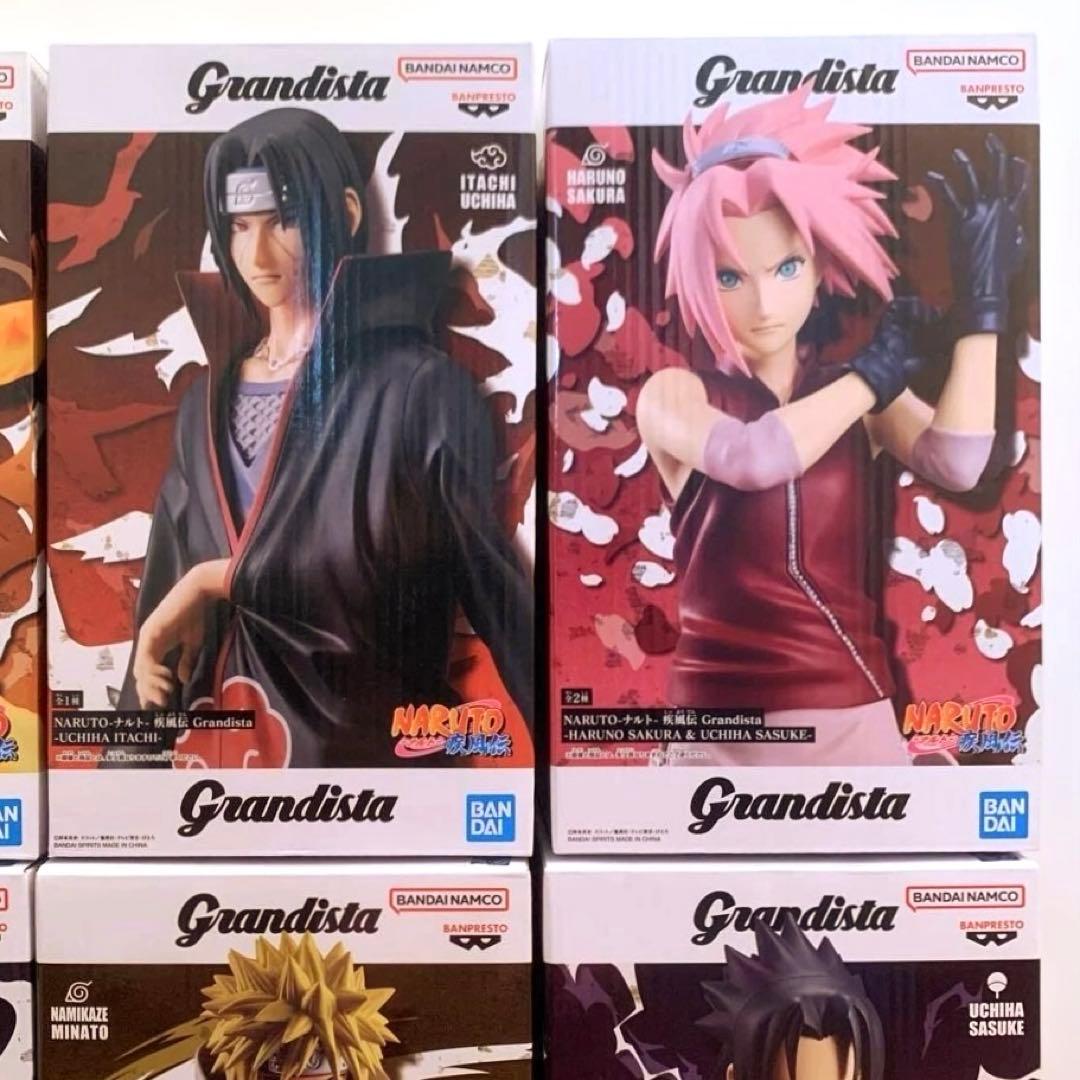 NARUTO　Grandista ナルト　サクラ　サスケ　ミナト　イタチ　６種