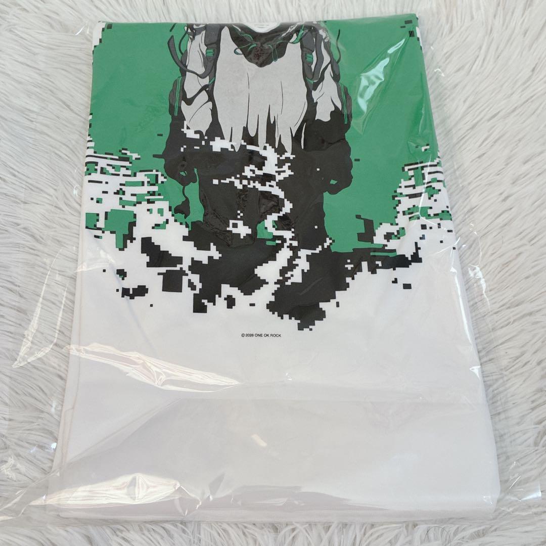 Lサイズ　ONE OK ROCK 2026 TMS Tシャツ-A WHITE 白