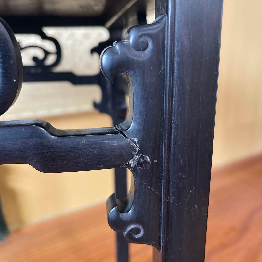 花台 飾り台 香炉台 盆栽台 花瓶台 サイドテーブル 木製 レトロ アンティーク