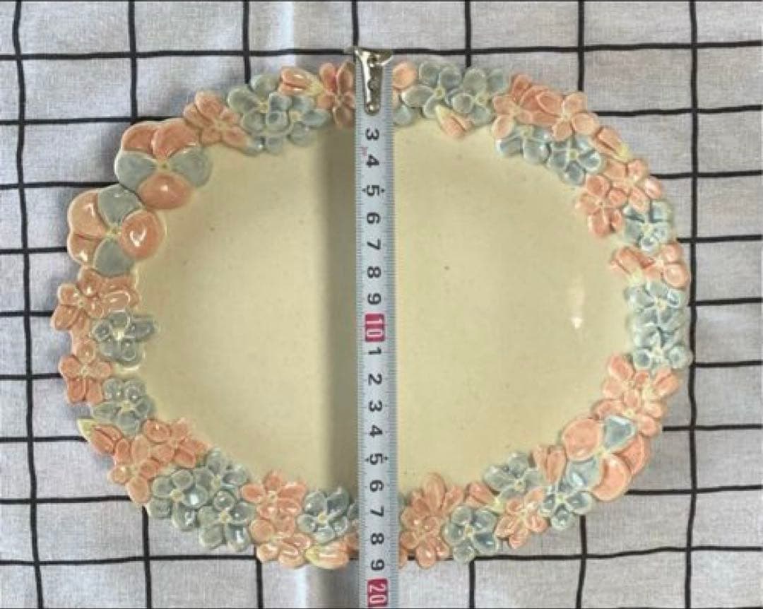 【新品・未使用】 つちのわ　石黒美佐緒　スミレ　ピンクオーバル　24㎝