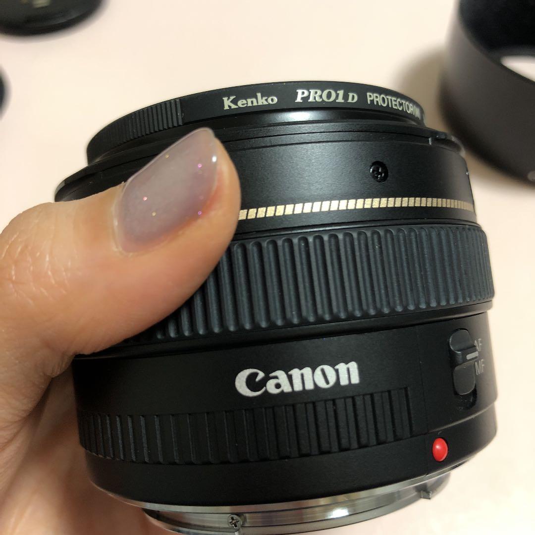 大人気！CANON レンズ　EF 単焦点　50mm 1:1.4 美品