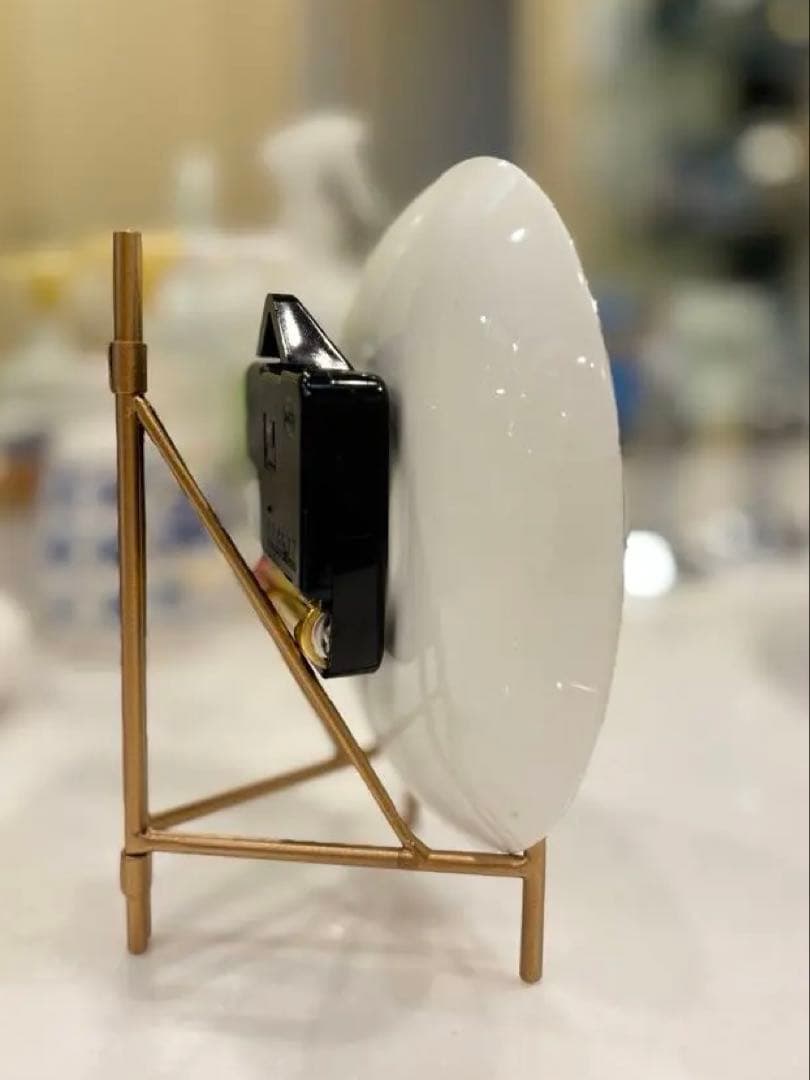 ちび　新品台付✴︎ヴィンテージ皿の掛時計✴︎エジンバラで購入