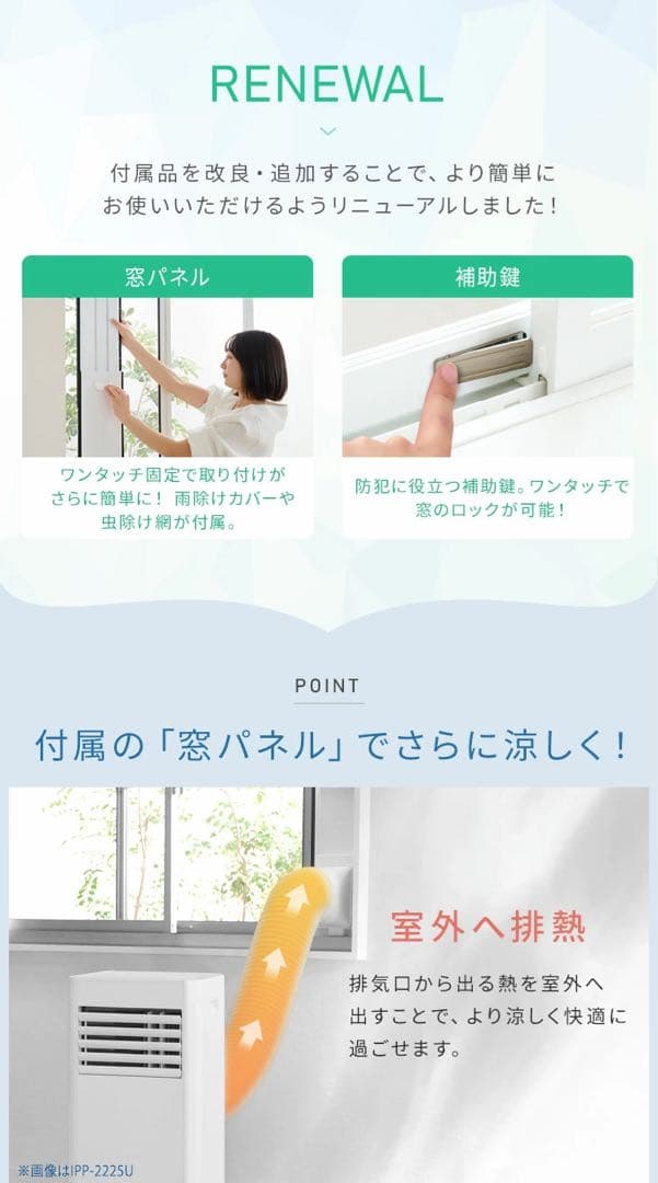 2025年製 アイリスオーヤマ スポットクーラー / IPP-2225U