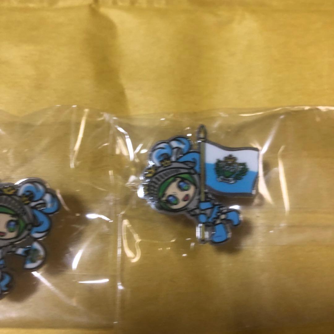 万博　ピンバッジ　サンマリノ　リベルタス　ミャクミャク