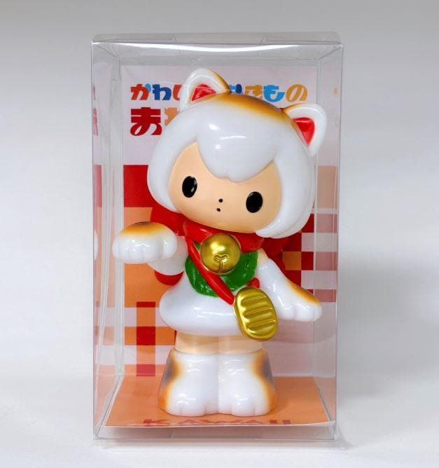 【新品未開封】かわいいおきもの まねきねこ ソフビ magodesu