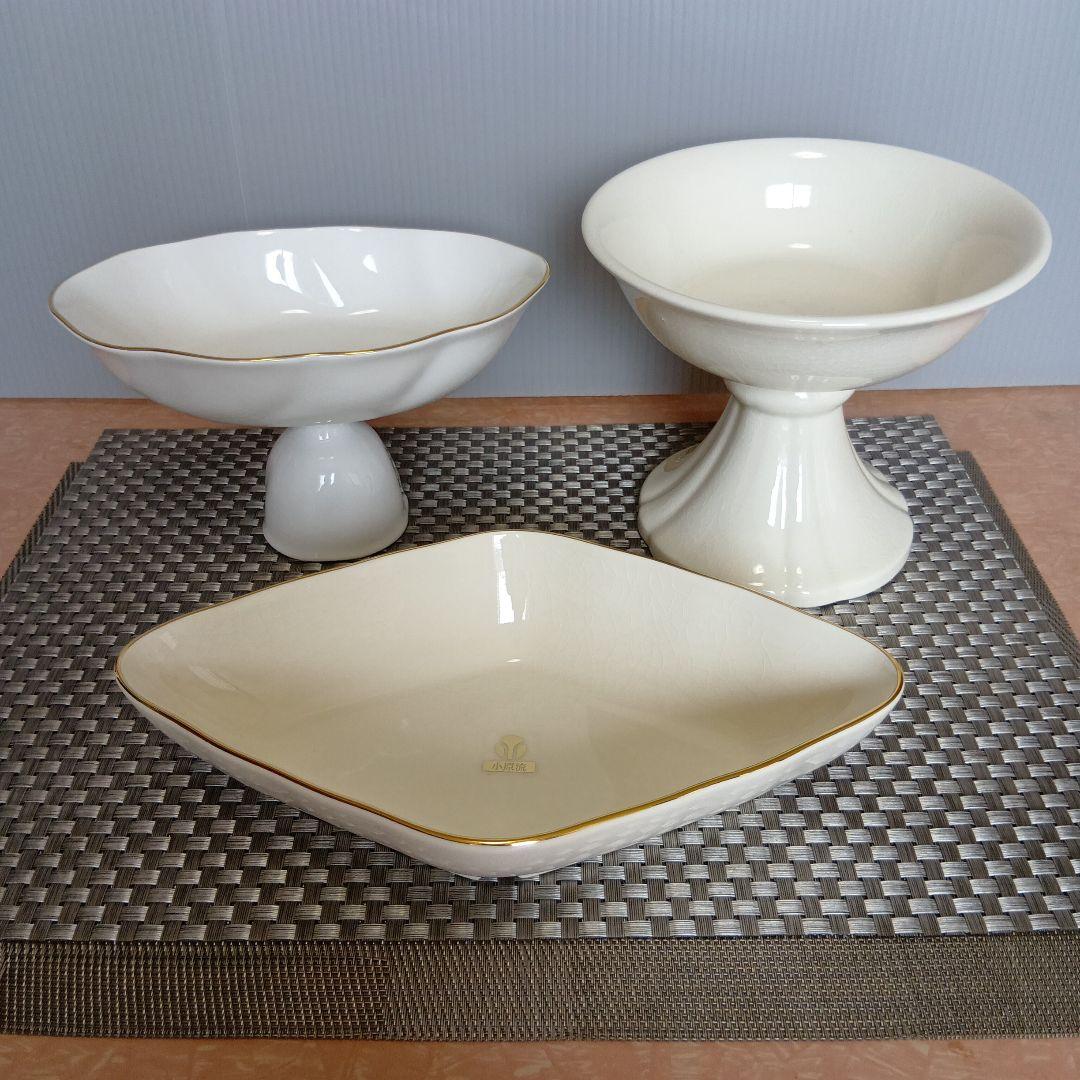 ★ 未使用品 小原流　推薦花器四品(エンジ 　ェル、プリンセス、あすか、蓮葉口)