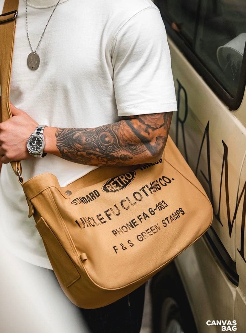 改良型 60‘s キャンバスニュースペーパーバッグ