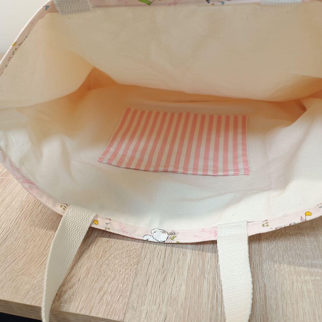 シマエナガ入園入学3点セット｜ピンク切替｜通学グッズ｜ハンドメイド