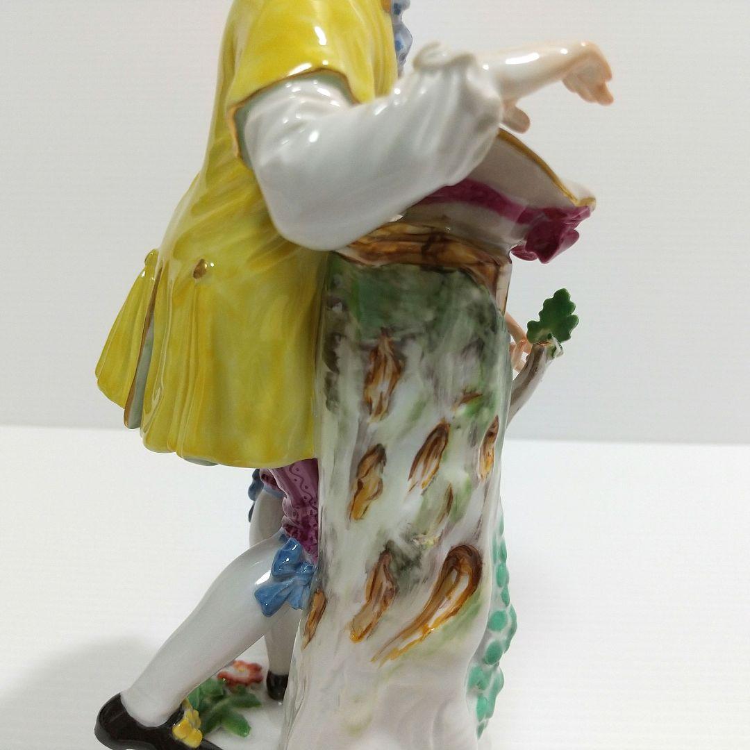 マイセン 鳥の巣を持つ少年 人形 フィギュリン 置物 meissen