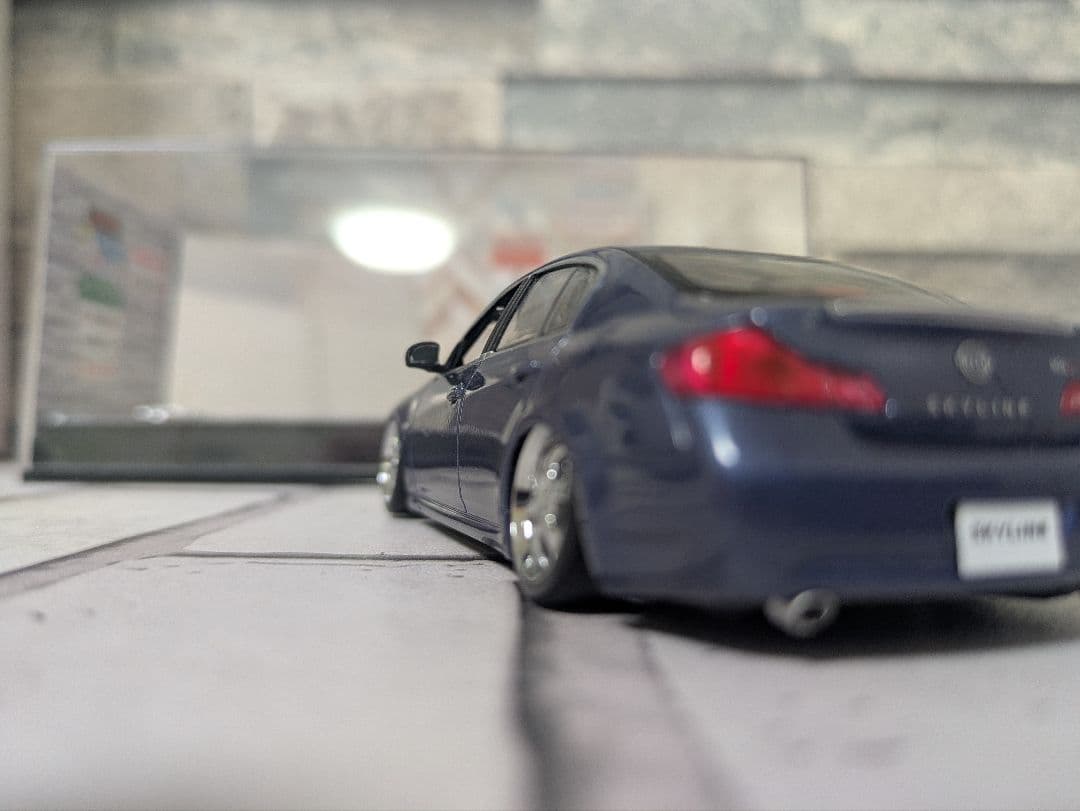 1/43 V36スカイライン ＋ チョロQ V36