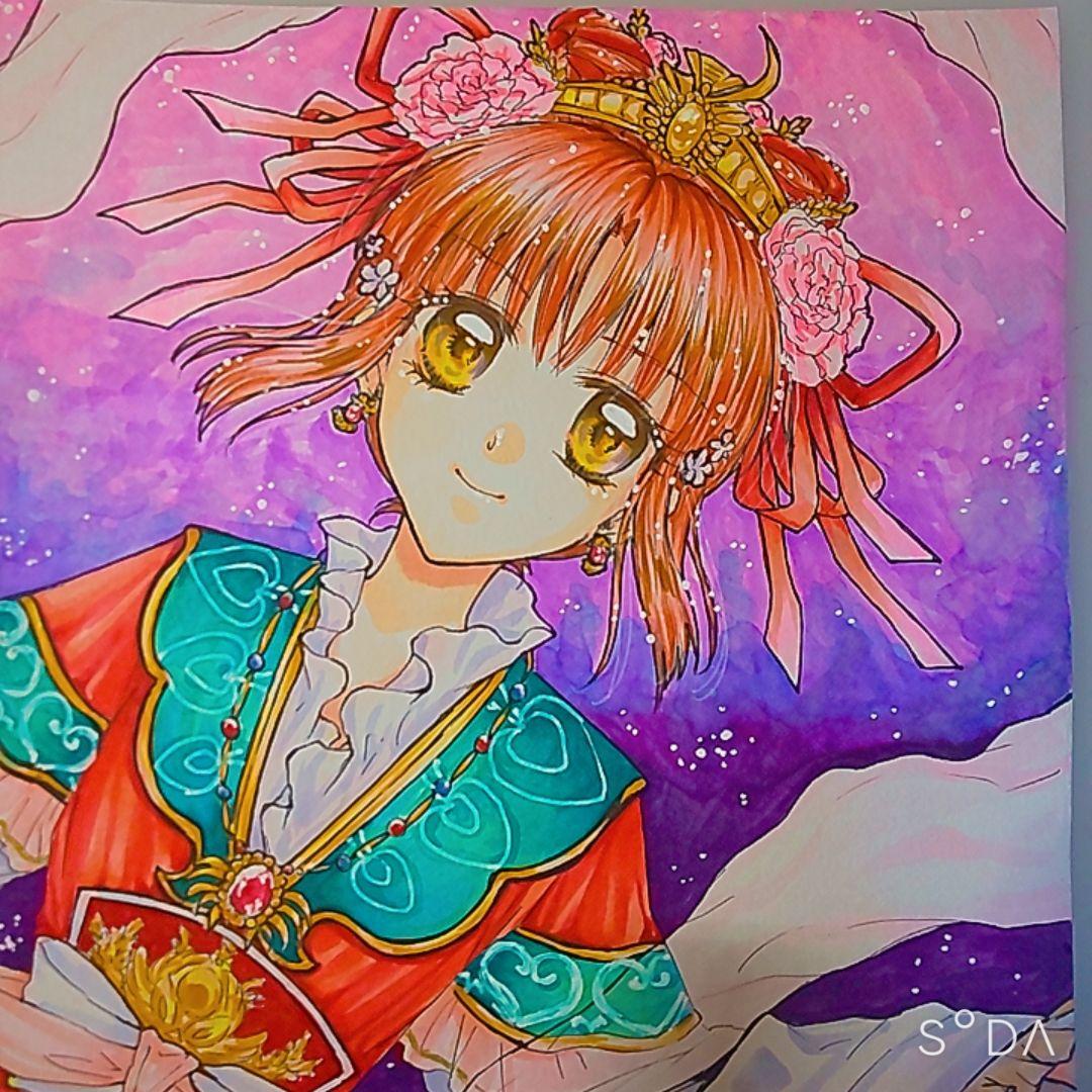 ☆お値段下げました☆ 手描きイラスト ふしぎ遊戯 美朱