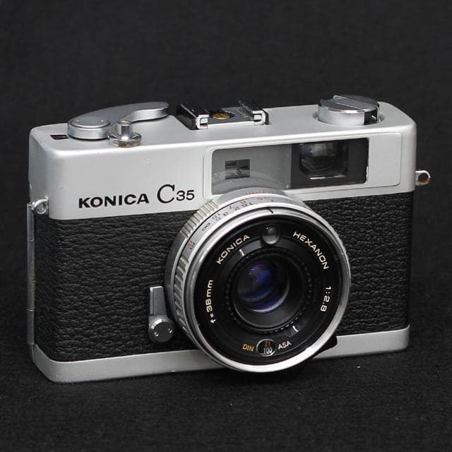-408-2- KONICAコニカC35 初期型 分解整備済の完動品