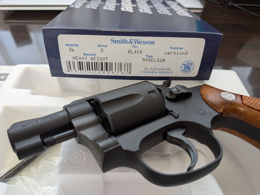 タナカ　S＆W M36 モデルガン　HW製　新品同様