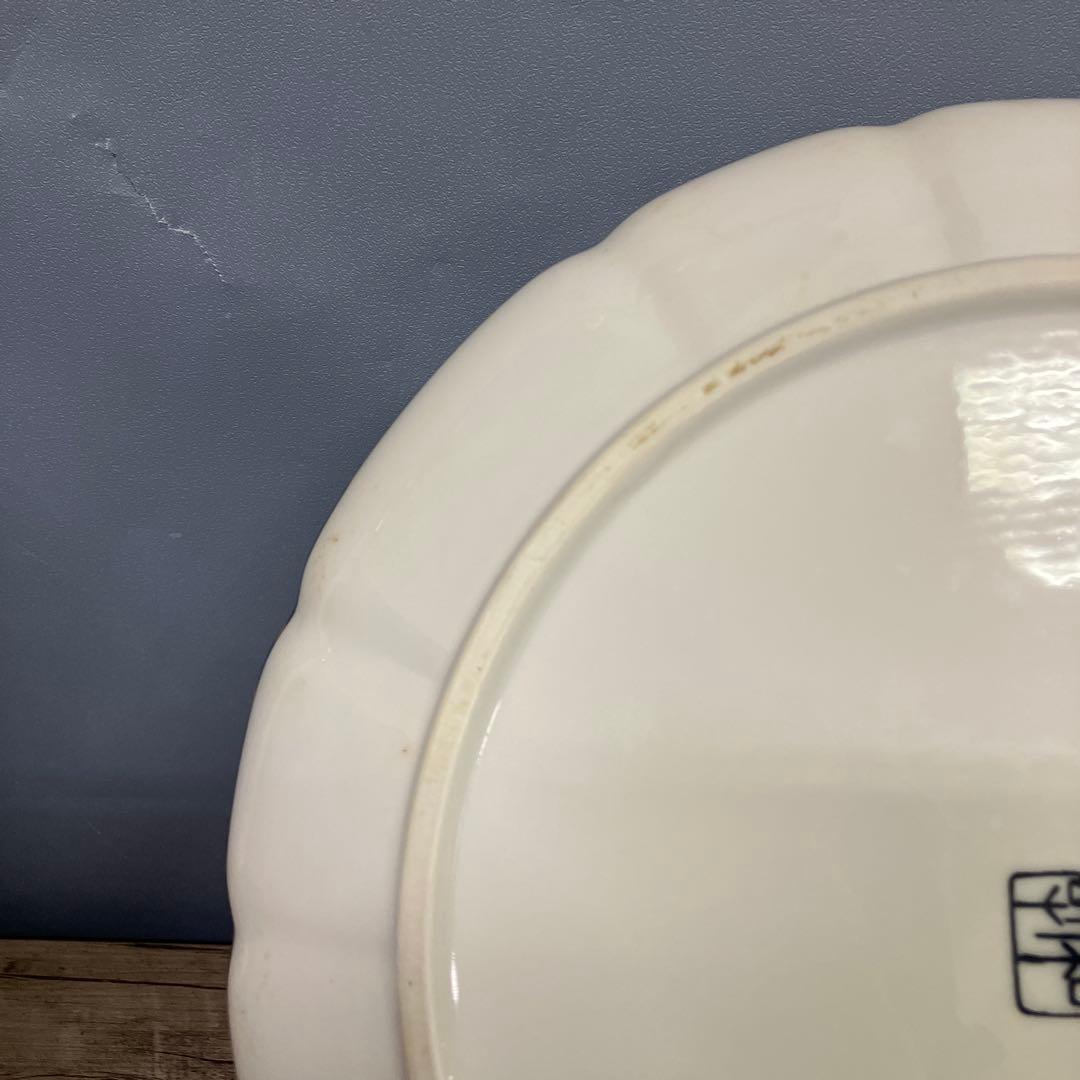 D-5 輪花鉢 和食器 伝統工芸 陶磁器 磁器 縁起物 紅葉 波文様 雑貨