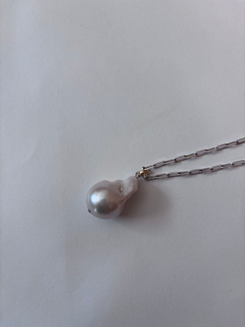 ハンドメイド　淡水パールネックレス