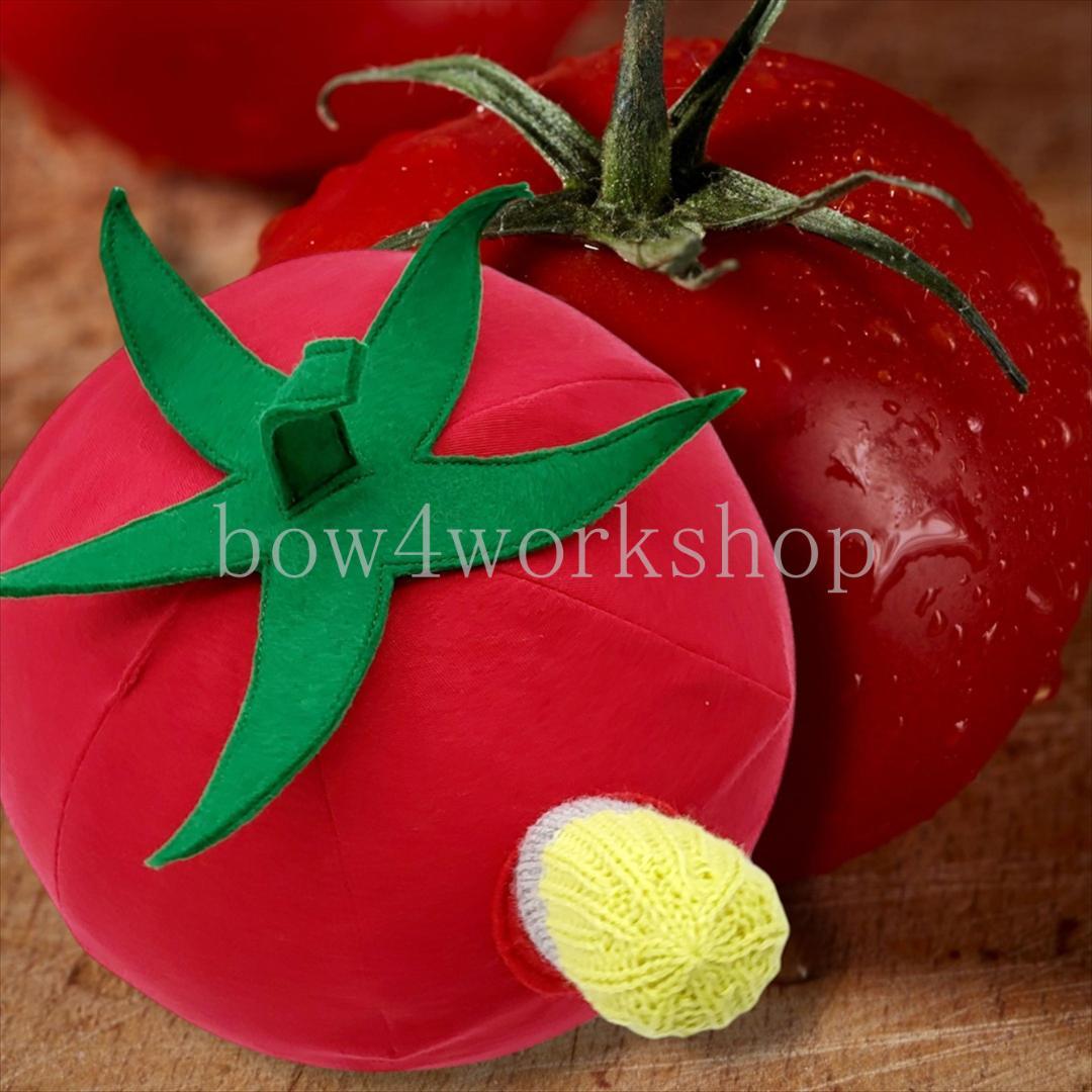 NICOBO（ニコボ）の服ハンドメイド スイカ＆トマトのリバーシブルウエア