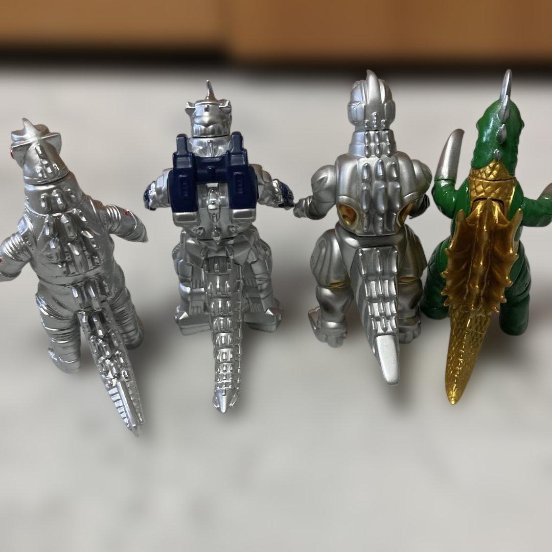 メカゴジラ3体➕ガイガン１体セット　CCP製 ミドルサイズソフビ
