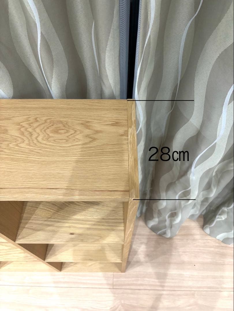 無印　スタッキングシェルフ　ナチュラルウッド 2×3オープンシェルフ