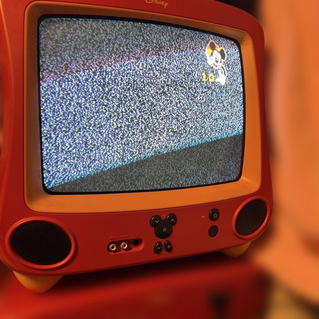 ヤ*ん様 Disney ミッキー型ブラウン管テレビ&DVD