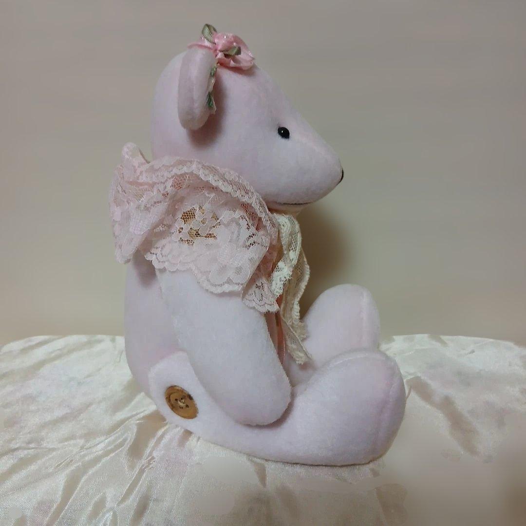 作家様　ピンクのクマさん　ぬいぐるみ