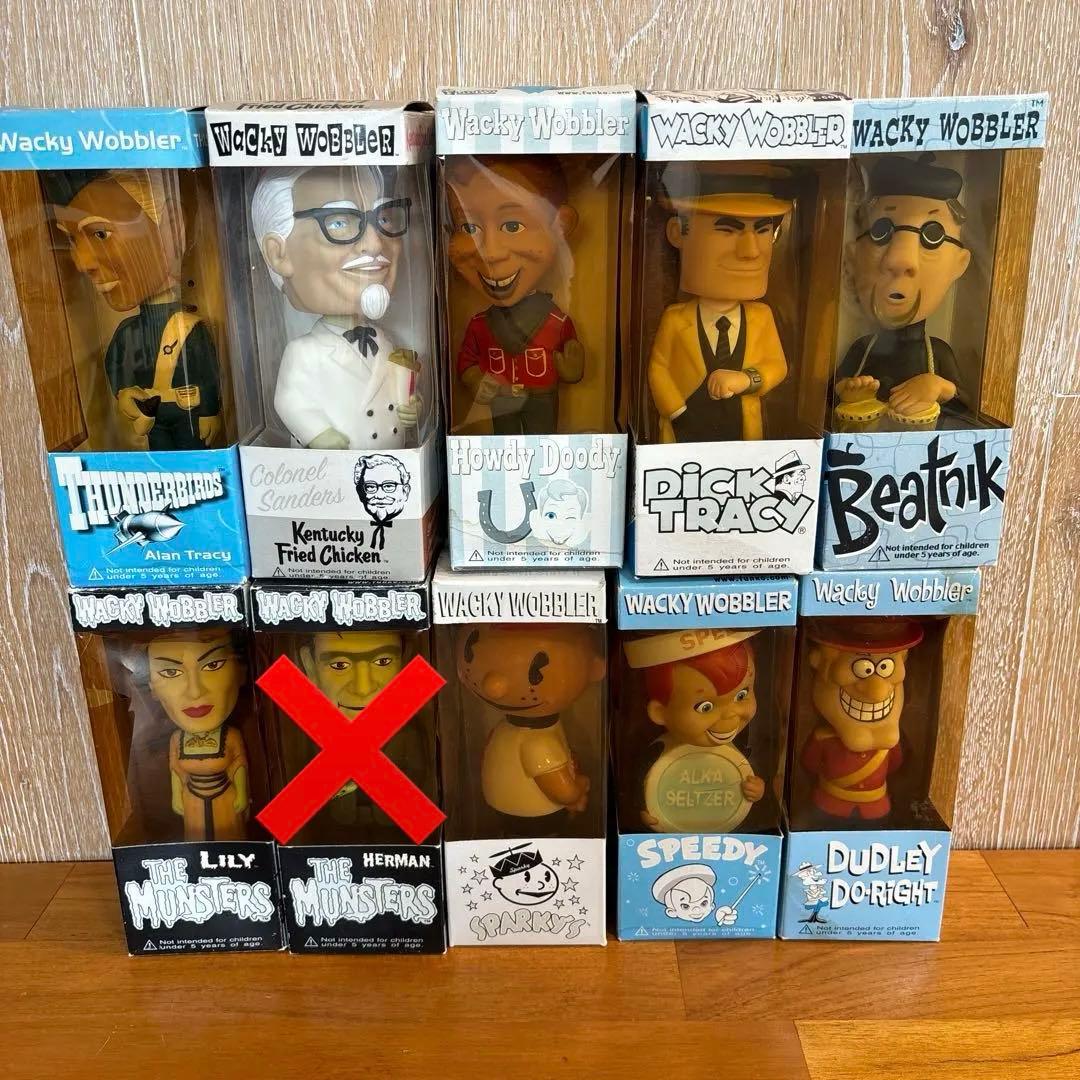 WACKY WOBBLER FUNKO ボビングベッド　9体セット