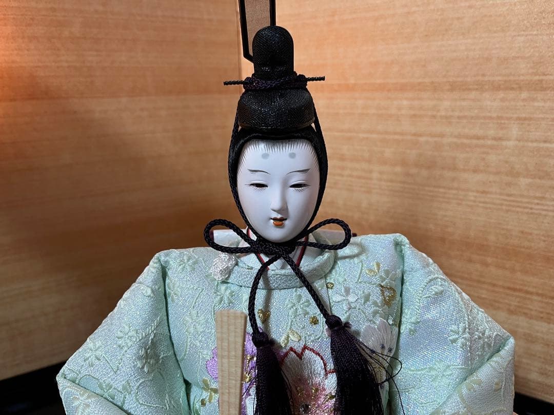 親王飾り　花刺繍　花凛　セット