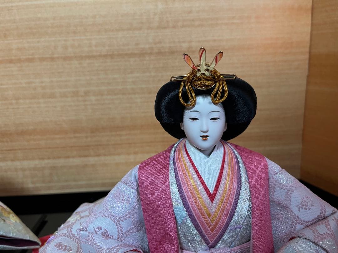 親王飾り　花刺繍　花凛　セット