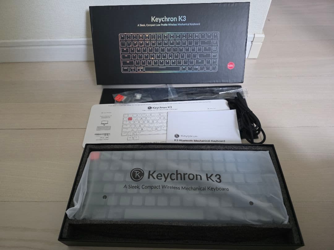 Keychron K3 赤軸 メカニカルキーボード 本体