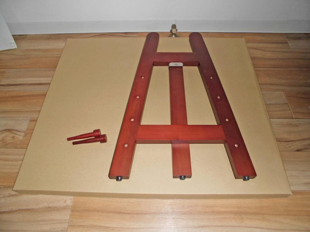 インテリアアート絵画　ピーター・モッツ　イーゼル付き　自然豊かでノスタルジック