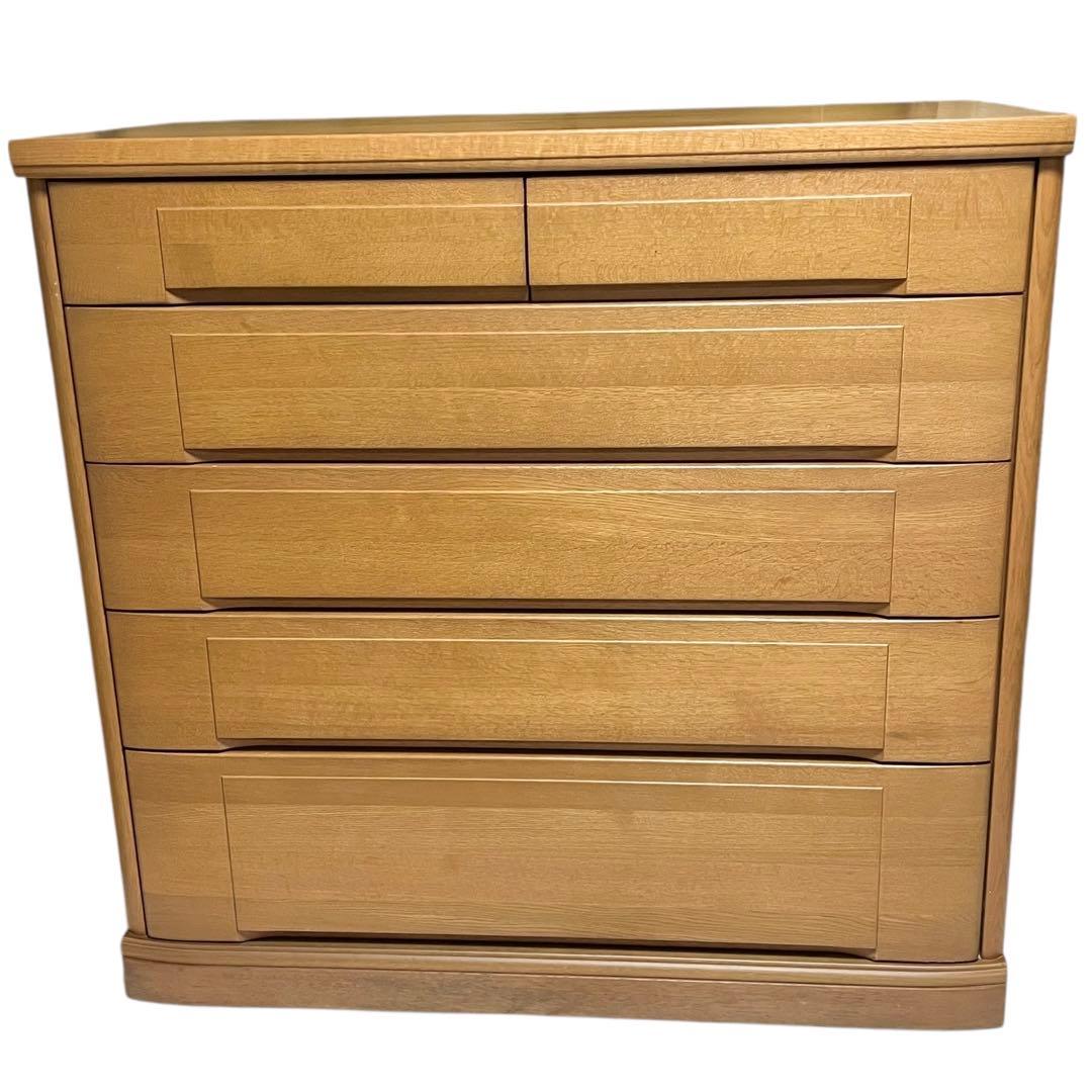 【良品】 府中家具 桐箪笥 和箪笥 5段 高級 着物収納 防虫 仕切付