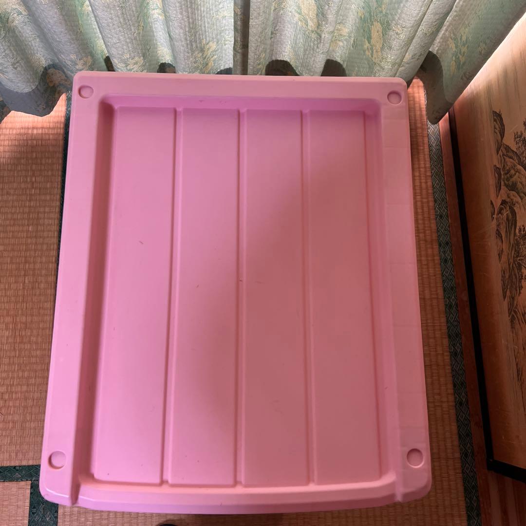 佳佳⭐︎【即日発送可能お値下げ】ハローキティ⭐︎3段収納ケース ピンク⭐︎美品